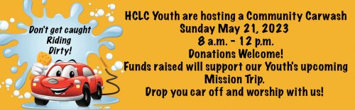 Community Carwash - HCLC Youth Mission Trip Fundraiser