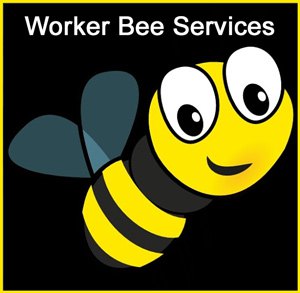 Kingwood K Sticker Worker Bee Services Logo