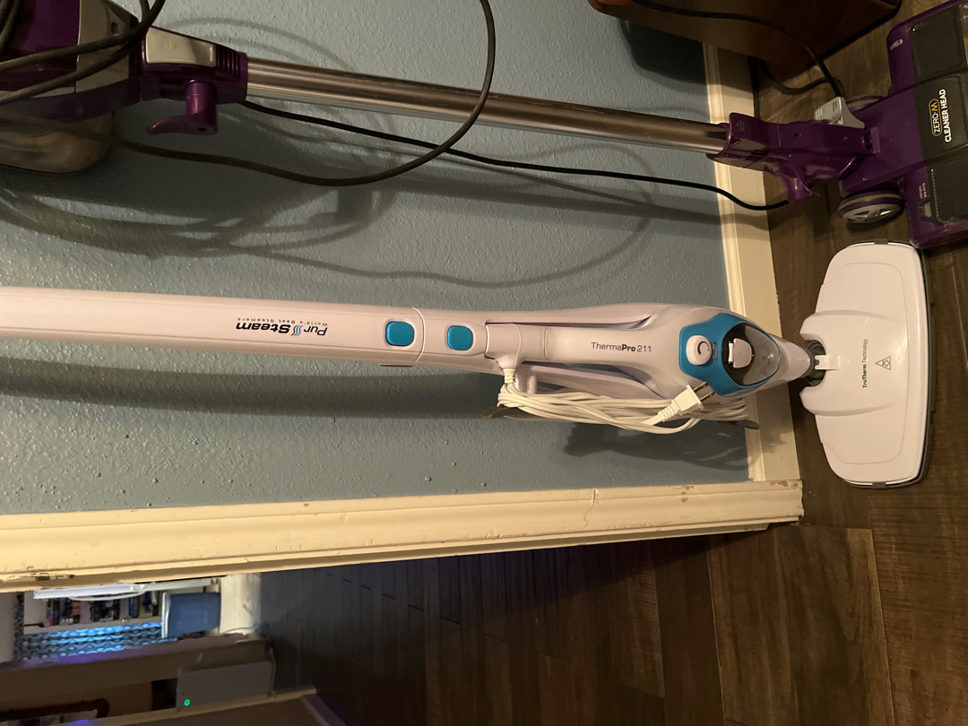 I got a new steam cleaner for my floors but not only does it do