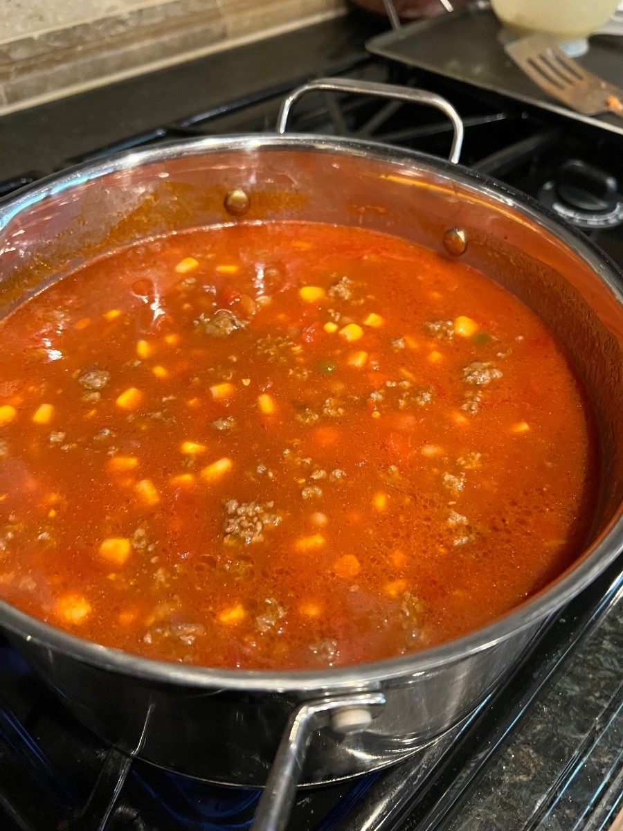 Made a big pot of my cowboy soup