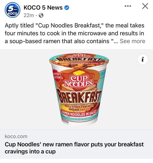 Maple Syrup, Sausage, Pancake And Egg Noodles, Oh My!