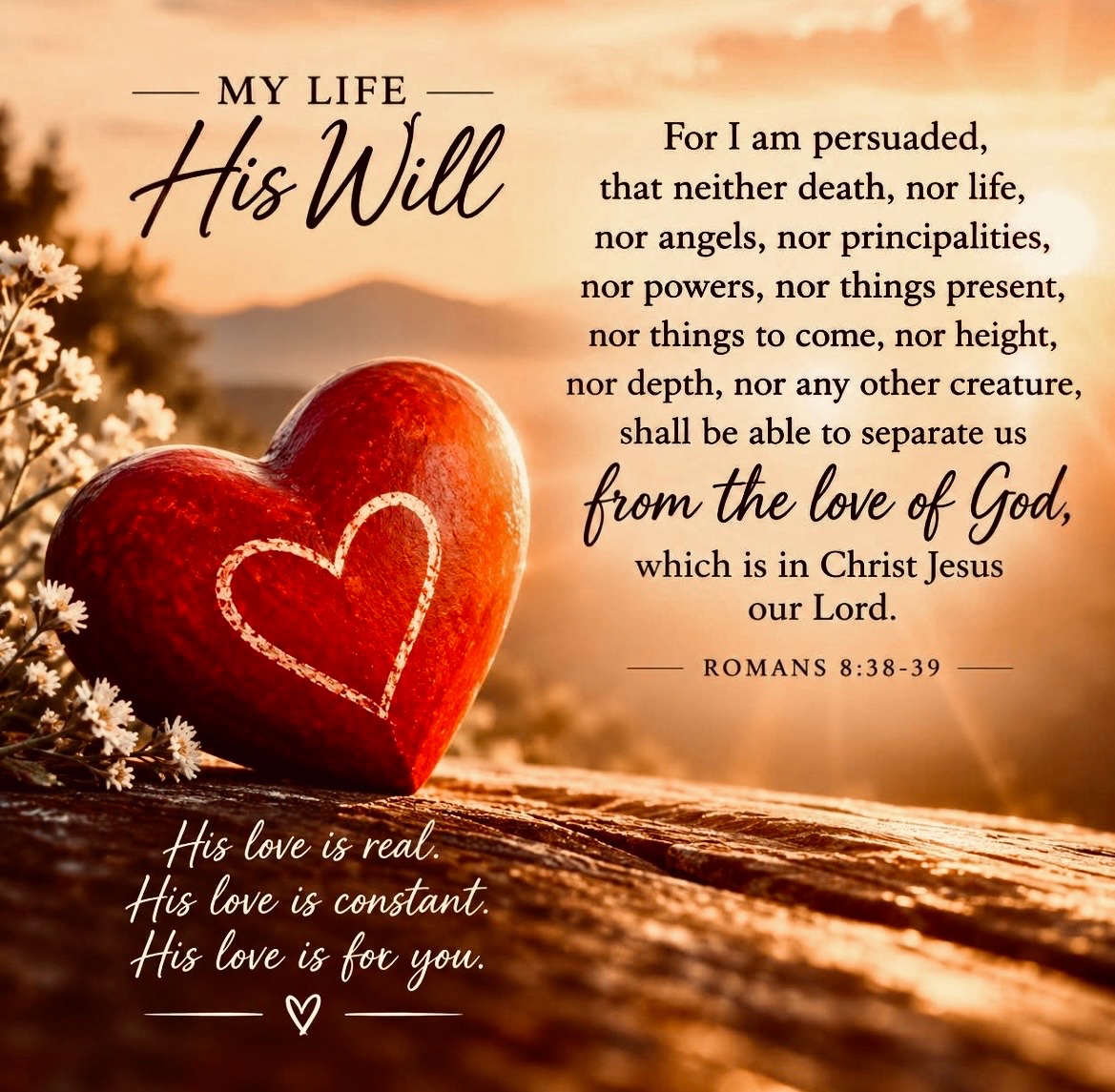 Sunday inspiration. Have a wonderfully blessed day and week. B