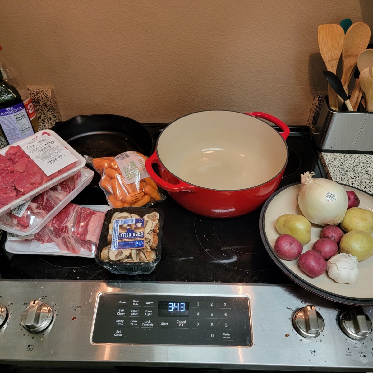 Pulled the soup pot out