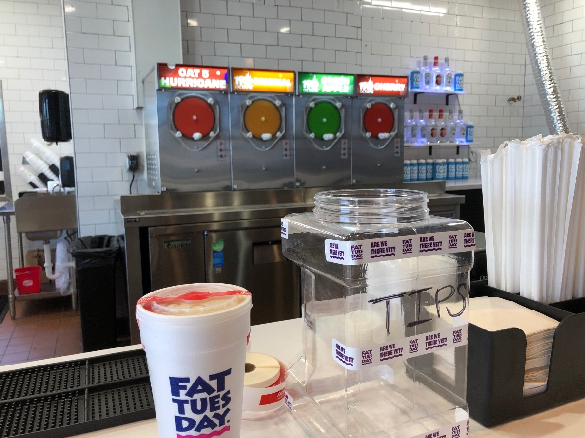 We checked out the new Fat Tuesday this weekend! The daiquiris a