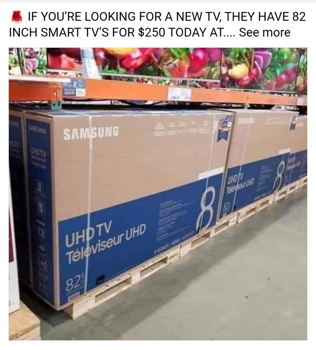 Big smart TV sale