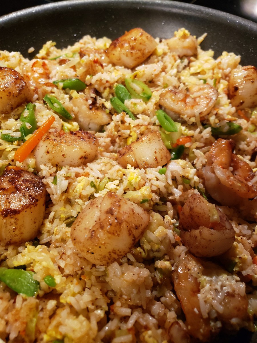 Scallop and Shrimp fried rice