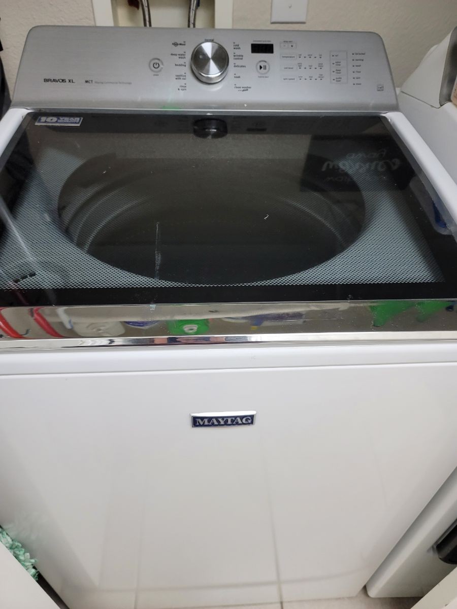 My washing machine died! I was washing towels and it started bee