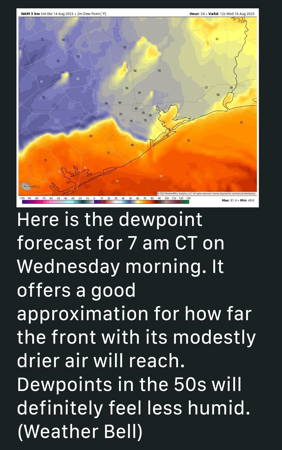 This week's forecast