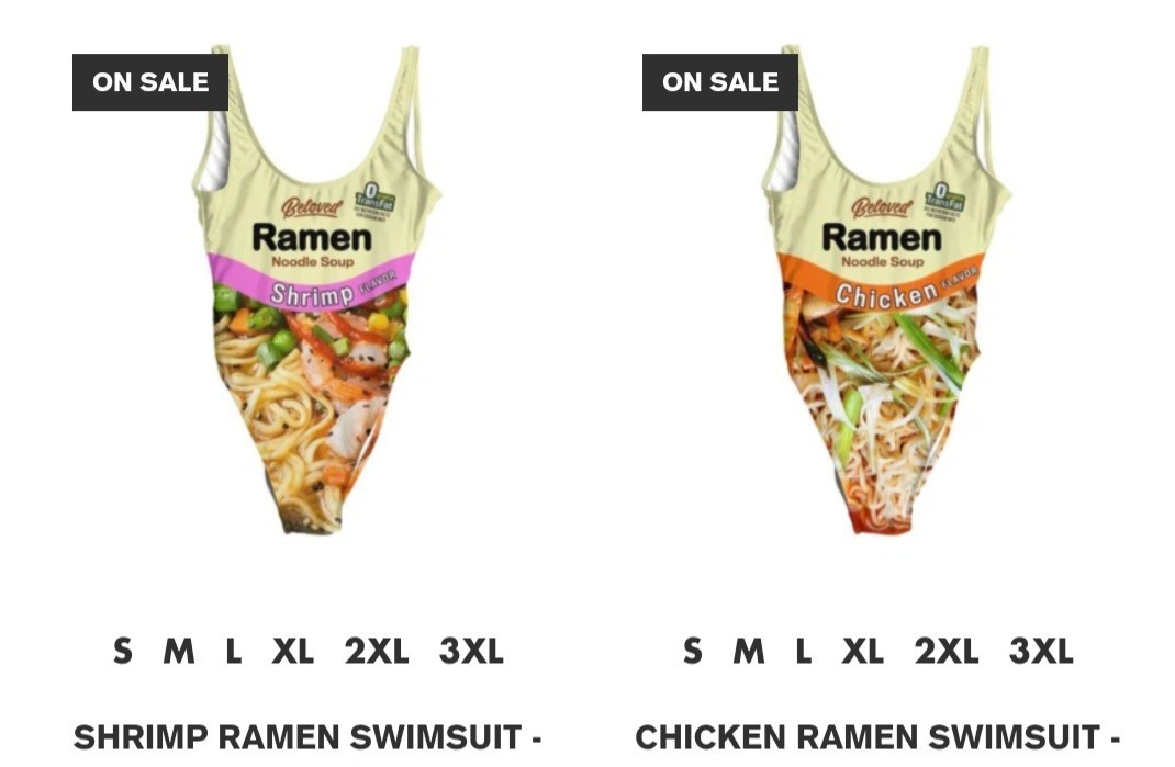 Funny bathing suites! This site has tons of weird funny and WTF