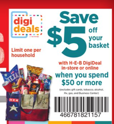 Good Coupon for HEB this week!