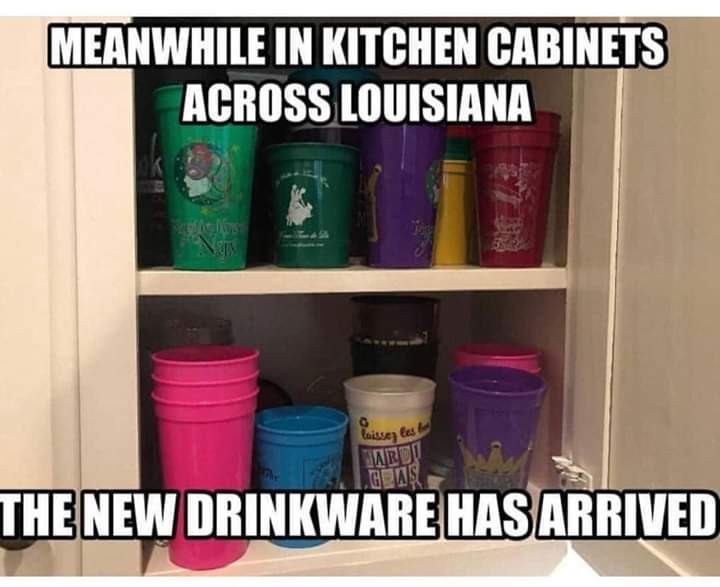 mardi gras yeti cups