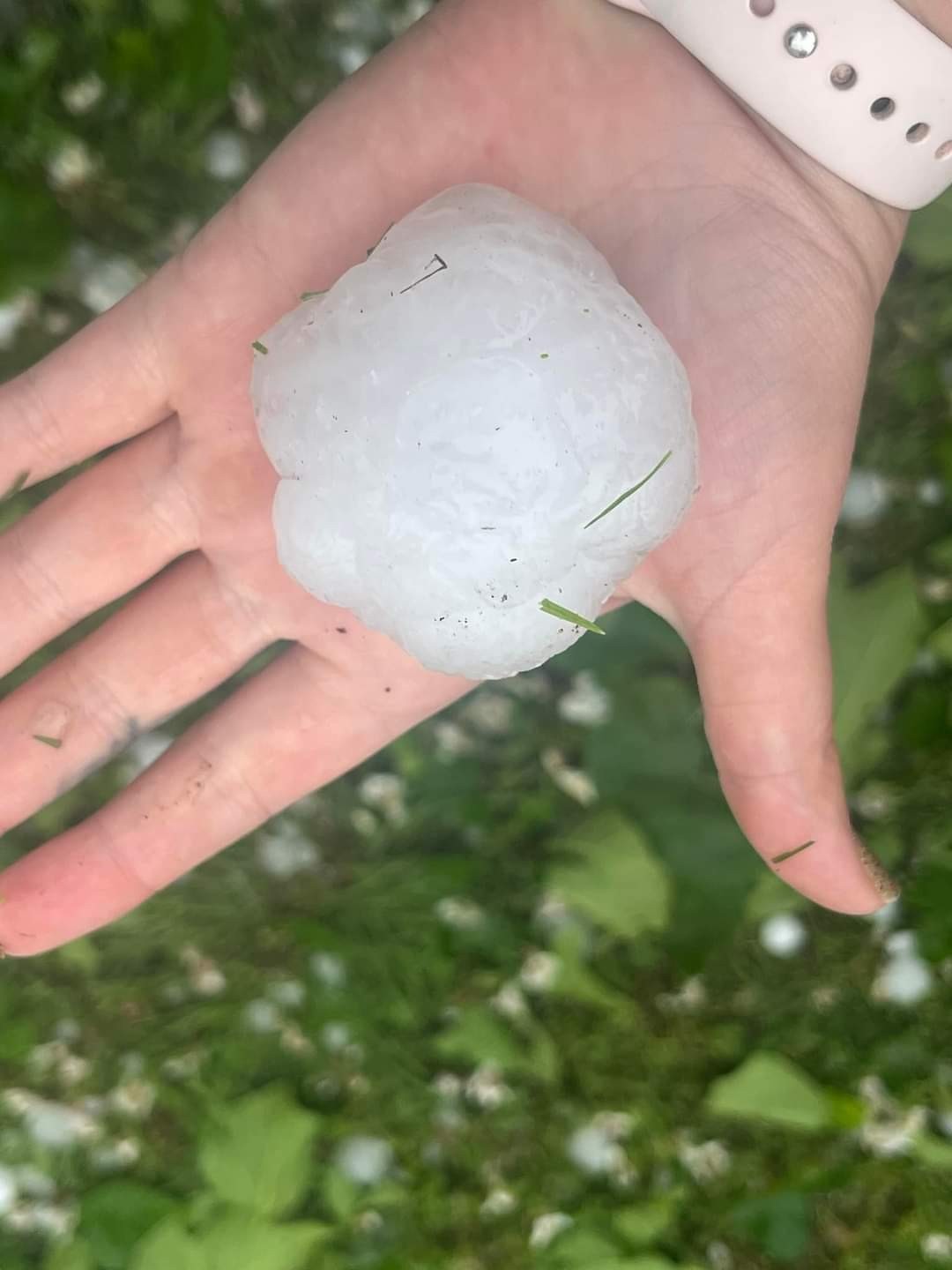 Hail in Pampa
