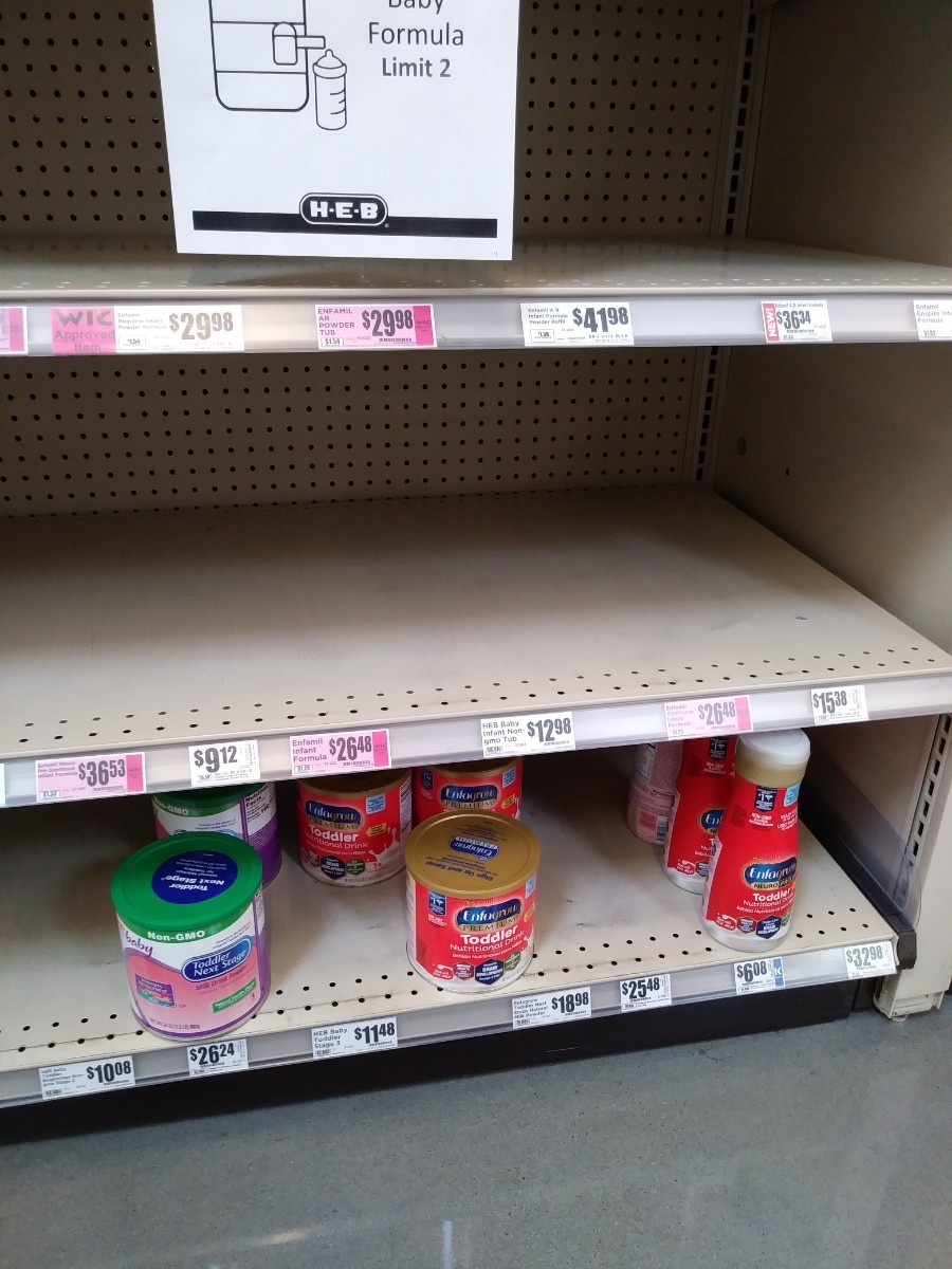 Today at HEB. This is all they had