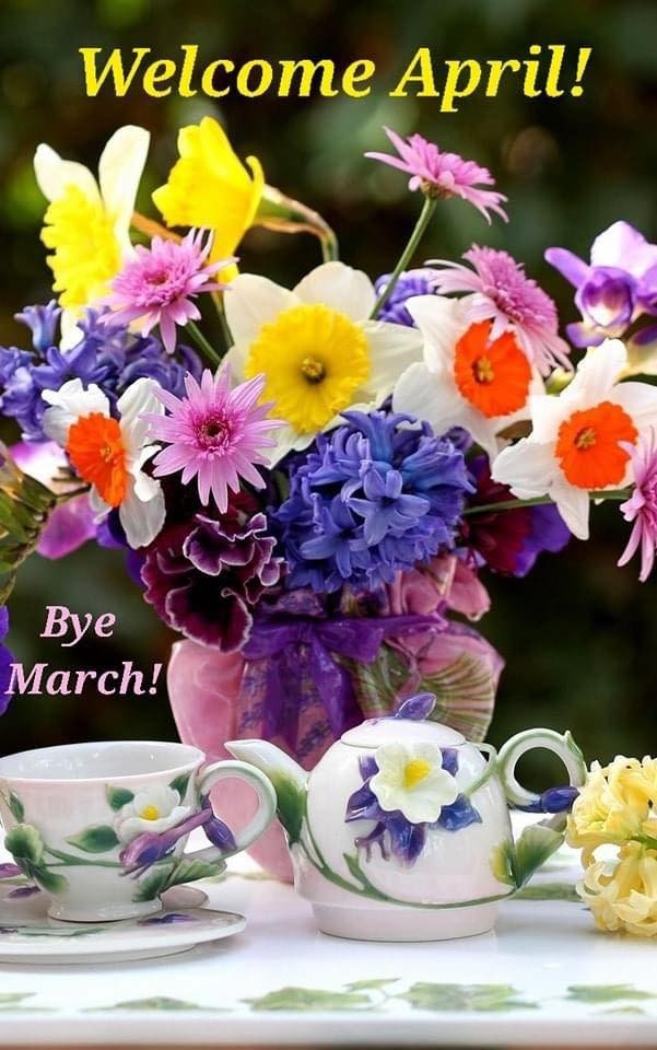 Beautiful flowers for April!