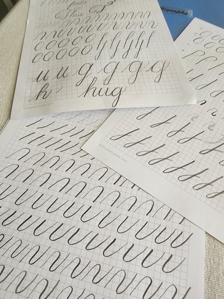 Keep In Calligraphy Calligraphy Craft Night was last night. it was a small group, bu