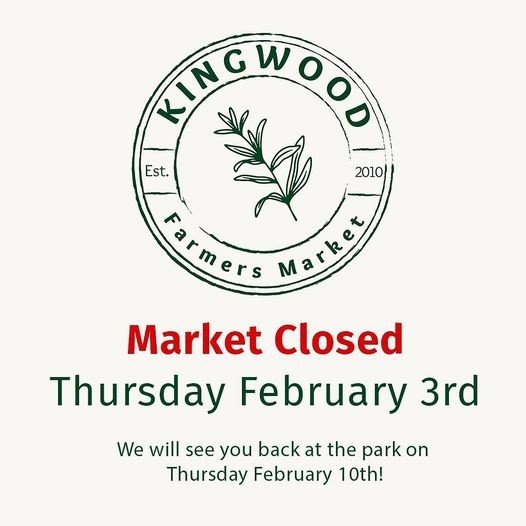 Kingwood Farmer's Market Canceled Today