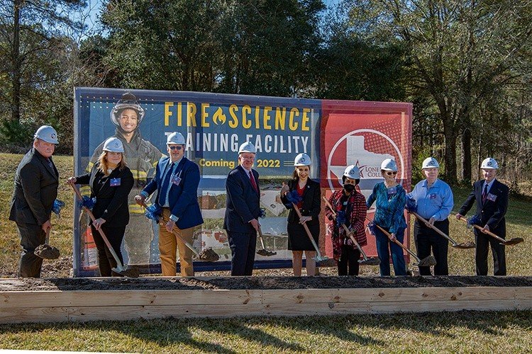Lone Star CollegeKingwood groundbreaking ceremony for Fire Trai