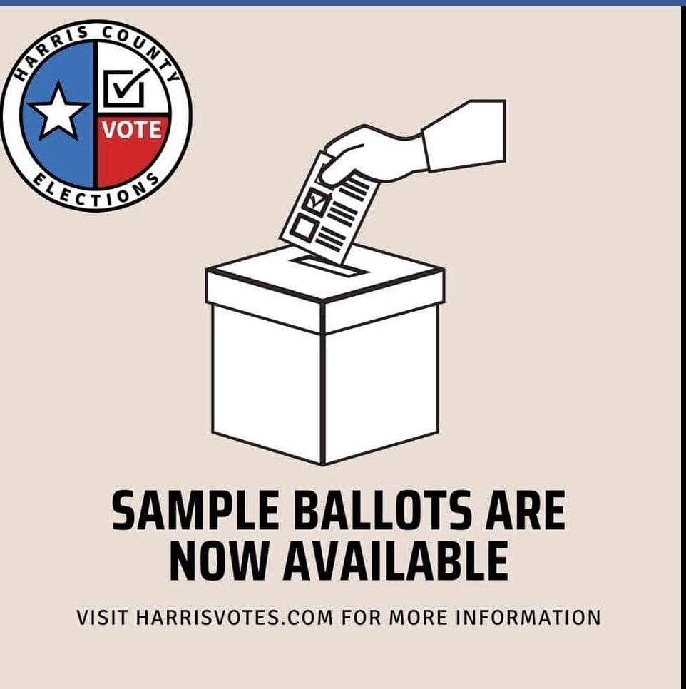 Sample ballots for primary elections