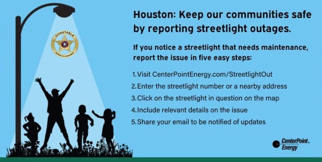 Report Streetlight Outages to Keep Our Communities Safe